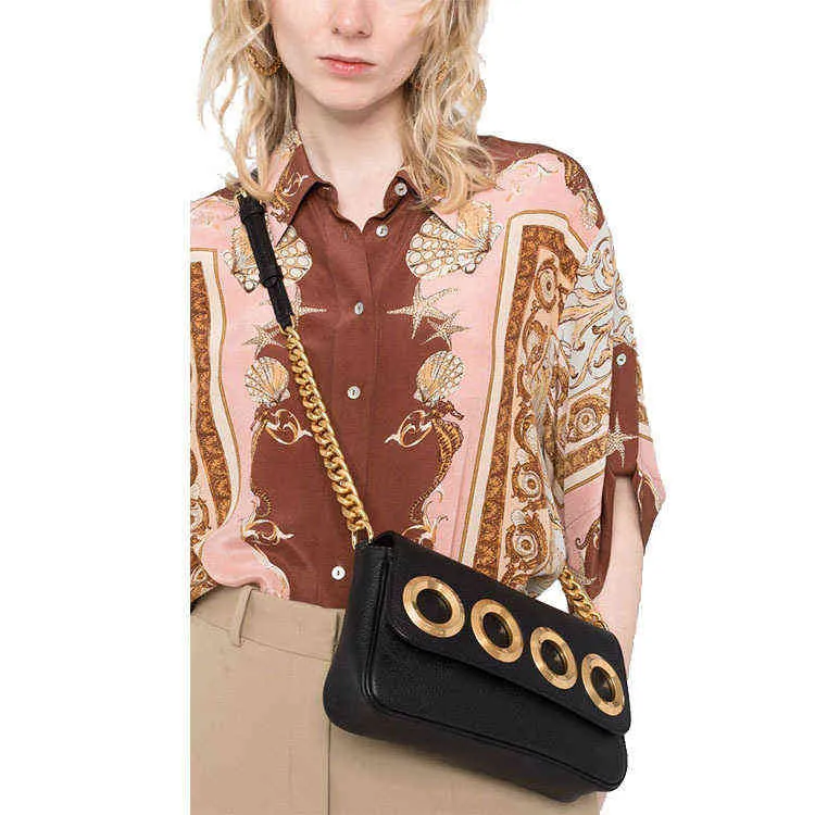 Francuska Tekstura mniejszościowa Torba Kobieta w stylu zagranicznym Mała kwadratowa torba moda wszechstronna łańcuch jednopasmowa torba komunikatorów 220618