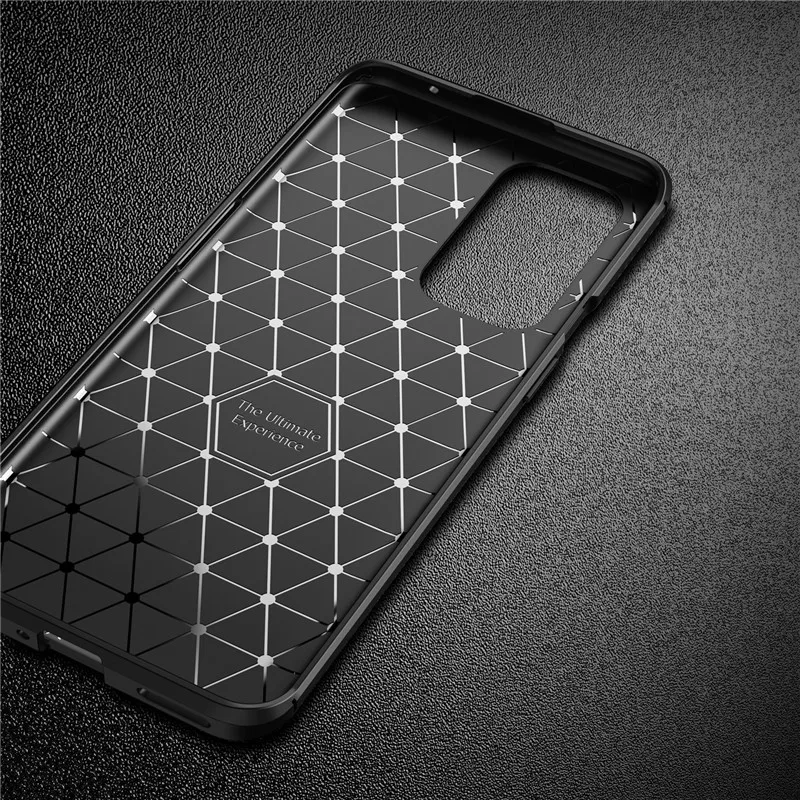 Fodral för OnePlus 9 Pro 8 Pro Case Carbon Fiber Back Cover Soft TPU Shocksäker Silikon Väska till OnePlus 8T Nord N10 N100 Funda fall