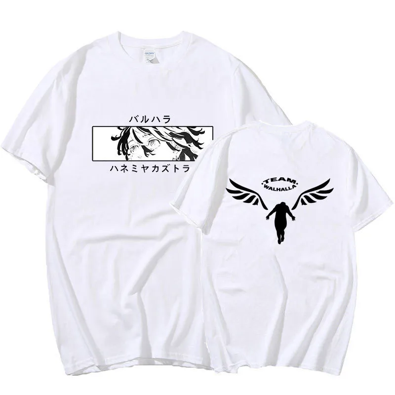 Anime Tokyo Revengers TShirt Männer Frauen Lustige Anime Kazutora Hanemiya T-shirts Hip Hop Fashion Tops T-shirts Unisex Übergroßen 220610