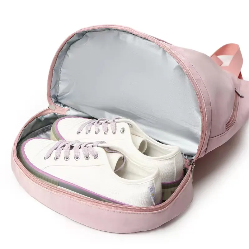 Lu Women Yogo Backpack Bag novo seco e molhado separado com armazenamento de sapatos à prova d'água para LL Fit Gym235Z