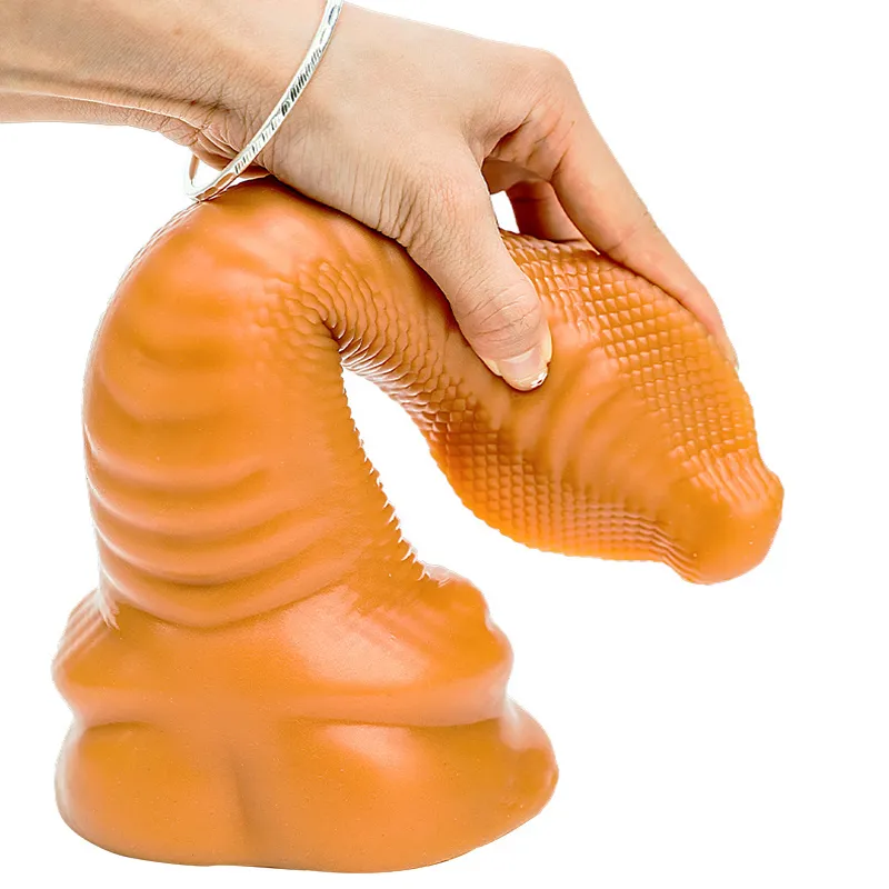 Snake Anal Dildo Seksowne zabawki dla kobiet /mężczyzn stymulują pochwowe tyłek Plug Big Dildos z ssącą puchar dorosłych 18 sklep