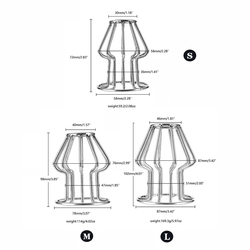 Giocattoli sexy anali vuoti in acciaio inossidabile possono dilatatore masturbatore femminile strapon plug culo gay massaggiatore buttplug 3 dimensioni2208524