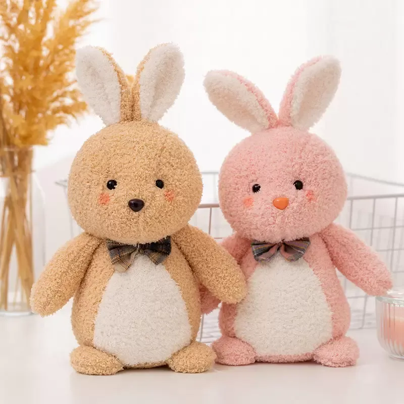 Soft Cute Bunny doll 23cm plush toy cartoon animal doll soothes sleeping girls' children's gift