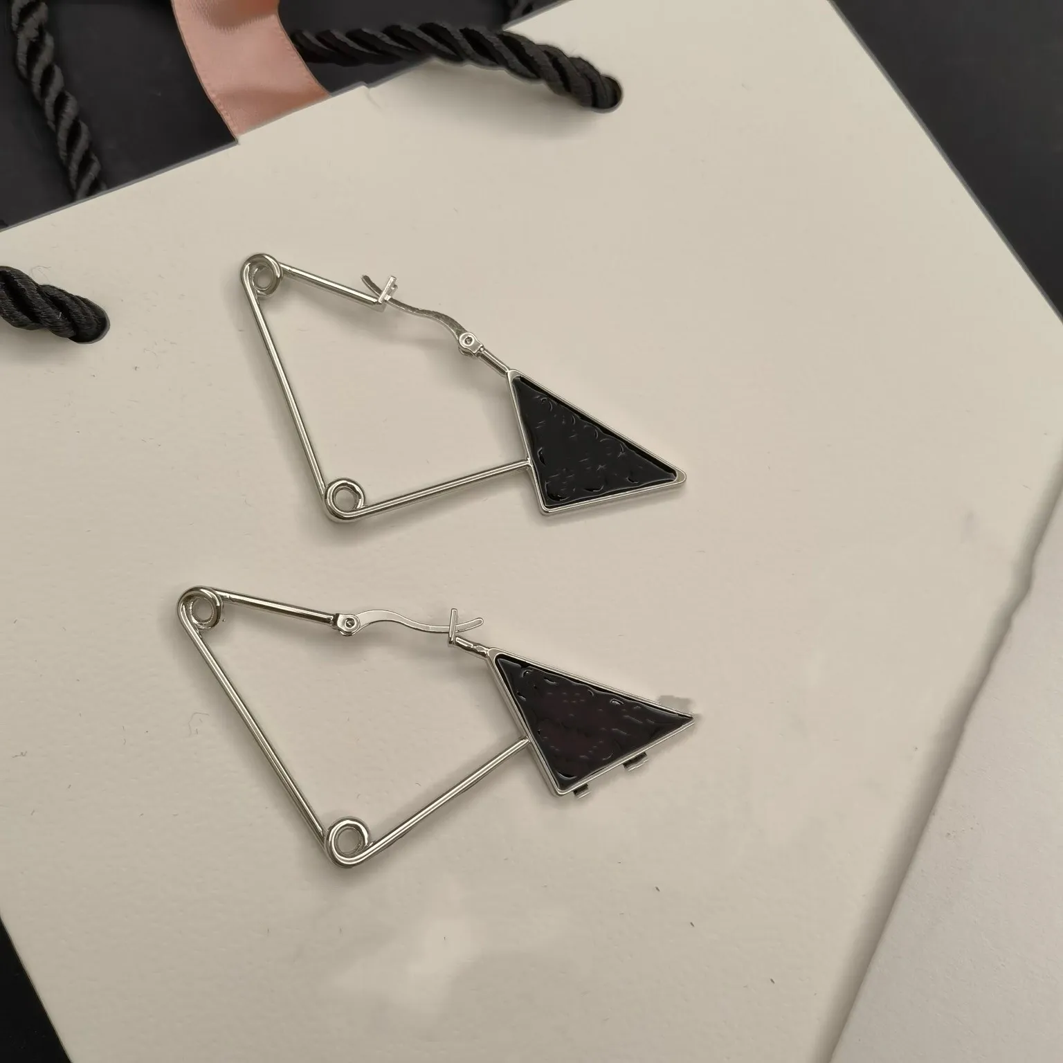 European and American triangle letters Dangle & Chandelier punk couple earrings high quality and fast delivery248T