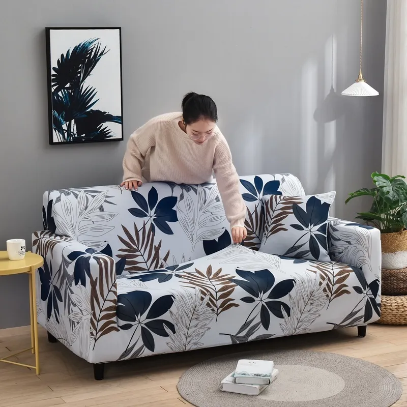 Elastisk soffa slipcovers Modernt omslag för vardagsrumssektionshörn L Formstolskydd Couch 1 2 3 4 -sits 220617