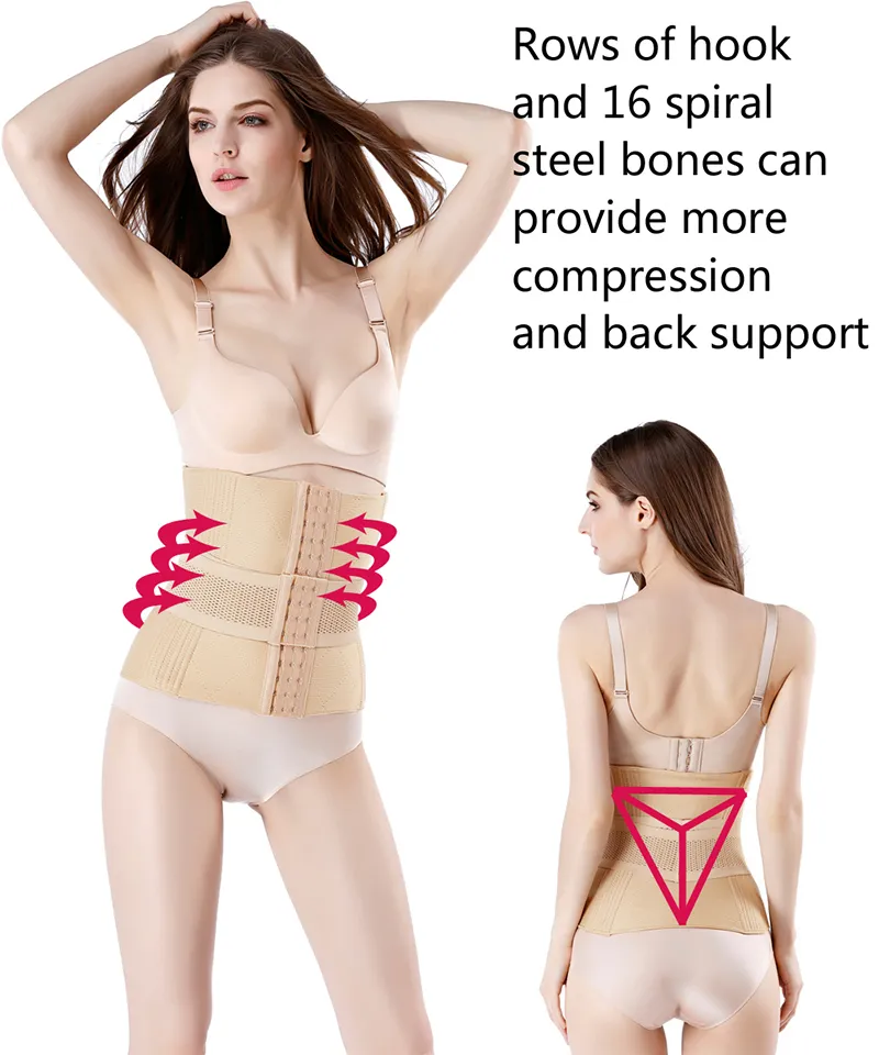 Klänning bantning midjetränare modellering bälte formade midjan cincher body shaper fat kompression rem bondles firma corset xxs xs 220702