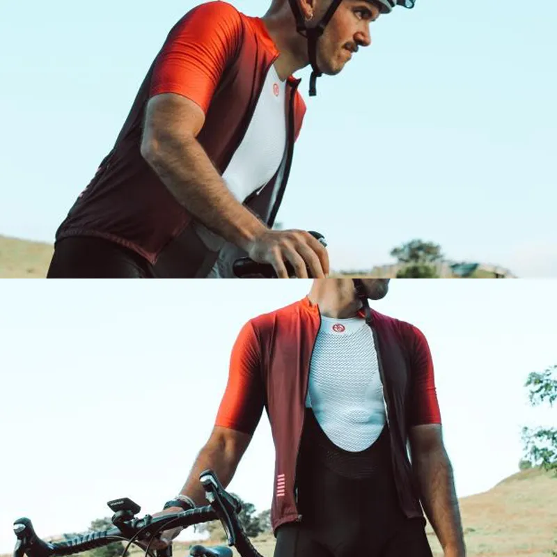 YKYWBIKE – gilet de cyclisme à haute élasticité, couche de Base, maillot de vélo de route, course à pied, sous-vêtements de Sport, 5 couleurs, 220615