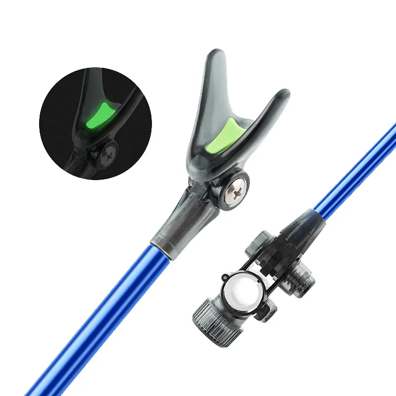 Teleskopik Balıkçı Braket Çubuğu Tutucu 3 Bölüm Bracket Destek Stand Balıkçılık Aracı Katlanabilir fener Gadget
