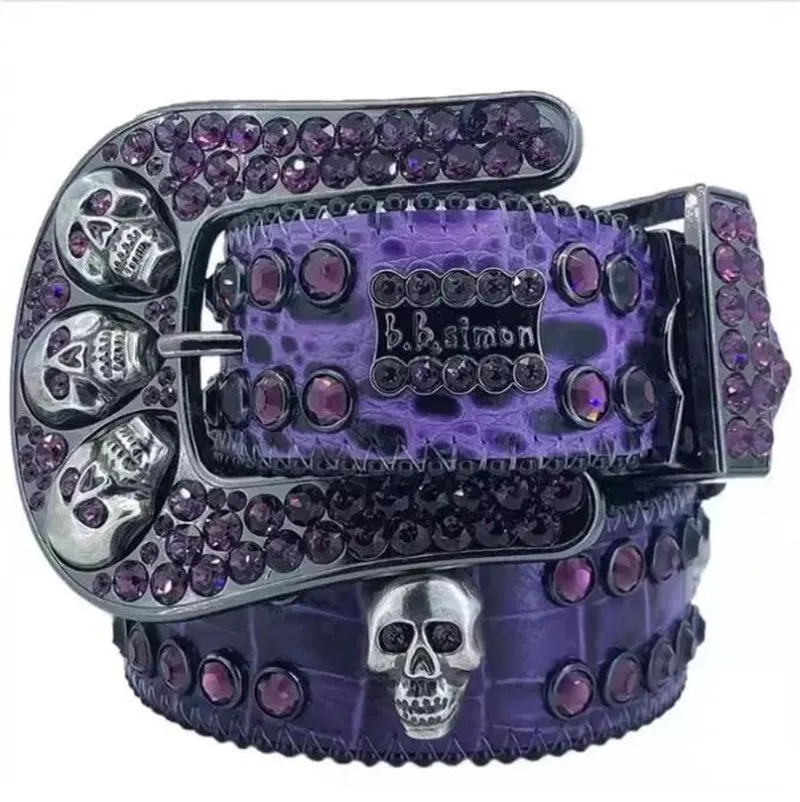 Fashion Belts for Women Designer Mens Bb Simon rhinestone belt with bling rhinestones as gift234A