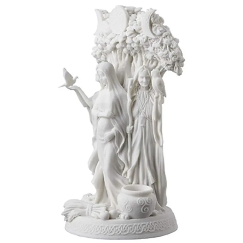 16 cm hartsstaty Grekland religion keltisk trippel gudinna skulptur figur Hope skörd hem skrivbordsdekoration 220614