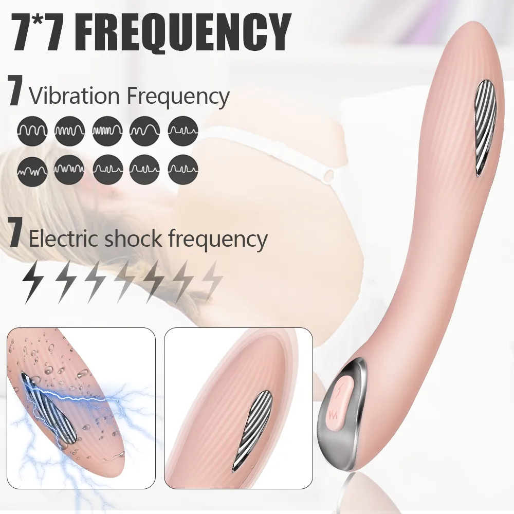 Electric Shock Pulse Vibrators For Women Clitoral Stimulator Vaginal Ball Anal Plug Big Dildo Female Masturbator sexy Toys Erotic