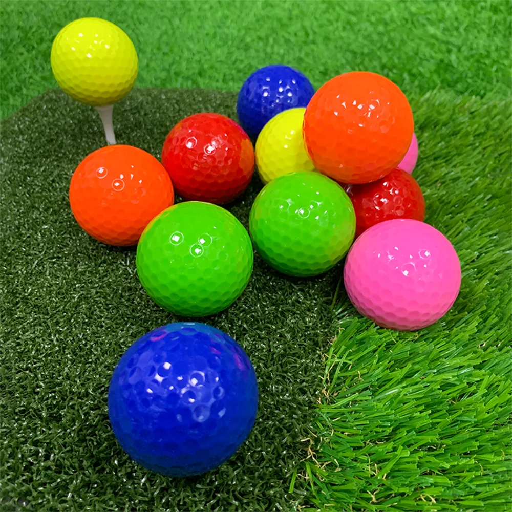 1 balles de golf de couleur pour la pratique du mini practice