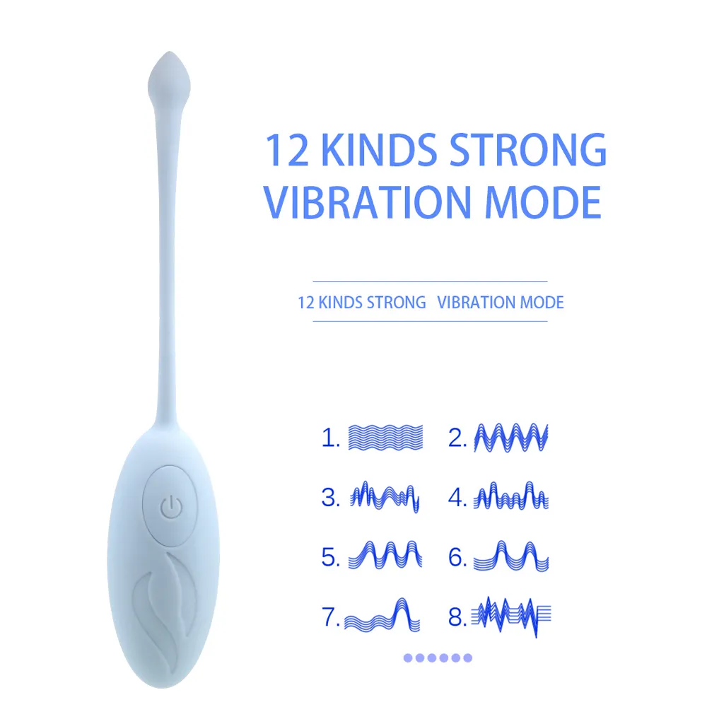 Ikoky slipjes trillende ei draagbare dildo vibrator g-spot clitoris stimulator draadloze afstandsbediening 12 snelheid sexy speelgoed voor vrouwen