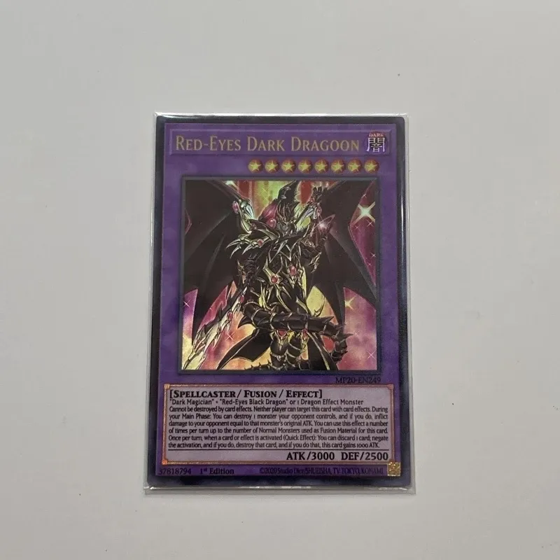 Yugioh MP20EN249 Serur Redeyes Dark Dragoon English Version Hobby Collection Card Not Original 220725