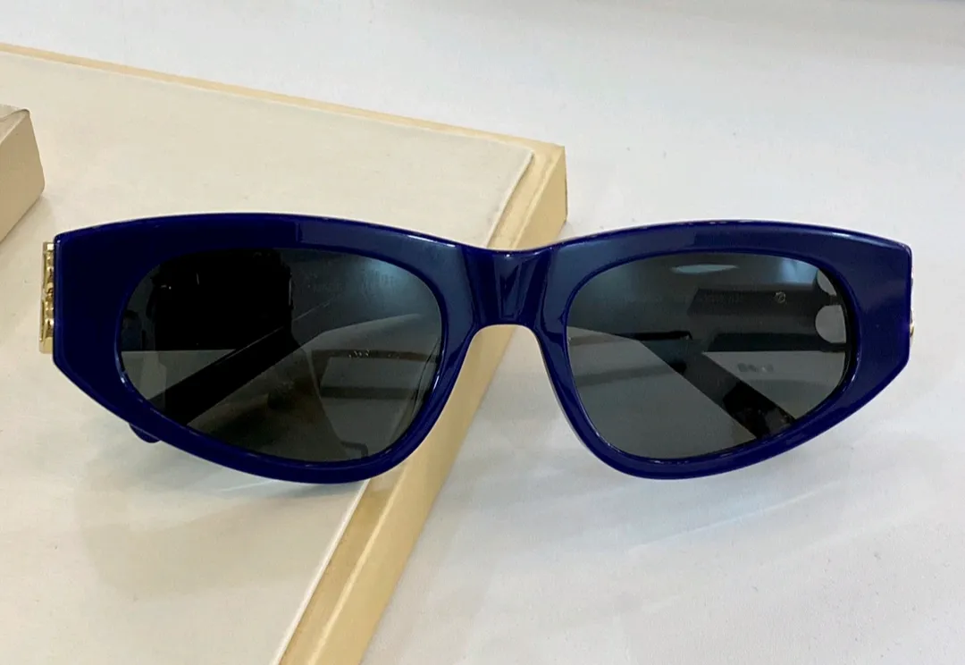 0095 occhiali da sole ovali grigi rosa donne occhiali da sole in forma francese occhiali estivi con box246h