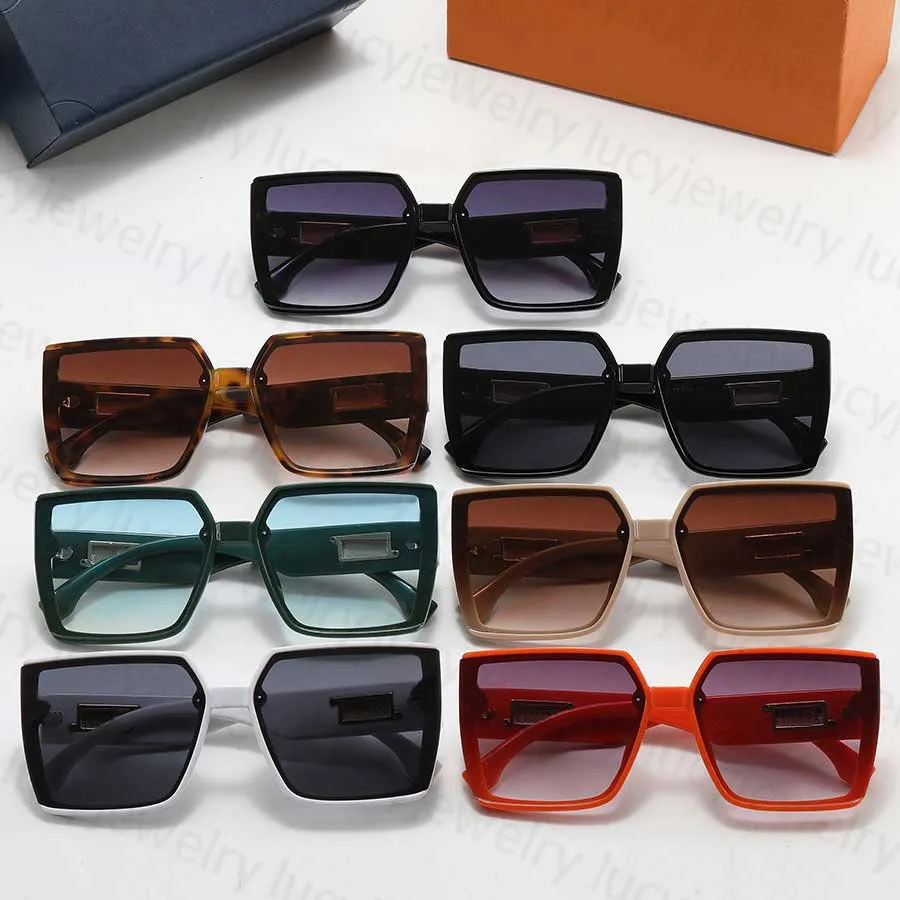 Modedesigner Sonnenbrille Klassische Polarisierte Mann Frau Brillen Sommerbrille Strand Sonnenbrille Brief Design 7 Farben Option302s