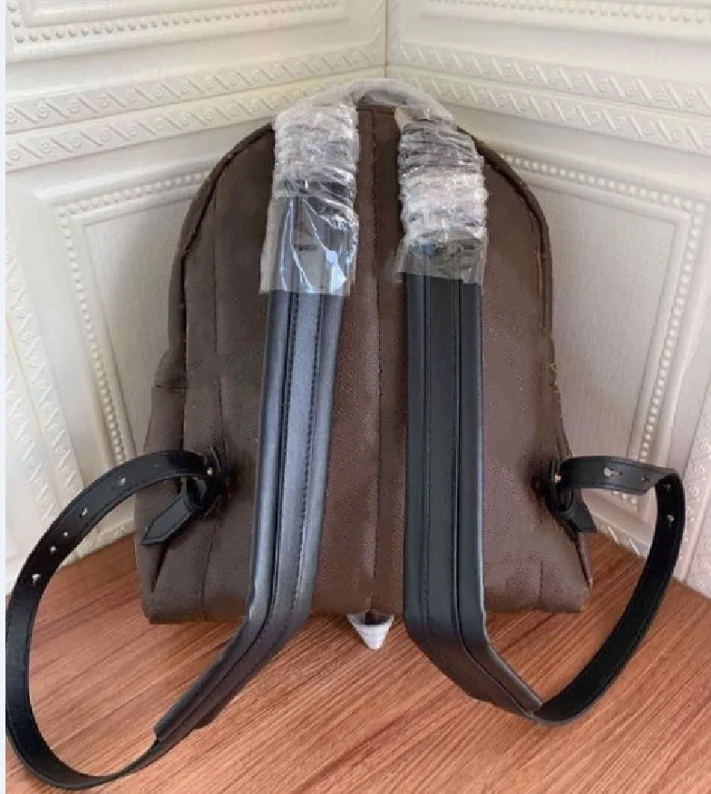 Mini 22cm orta 29cm büyük 33cm gerçek deri okul çantaları sırt çantası kadın tasarımcı çantalar sırt çantaları orignal büyük omuz torbası260z