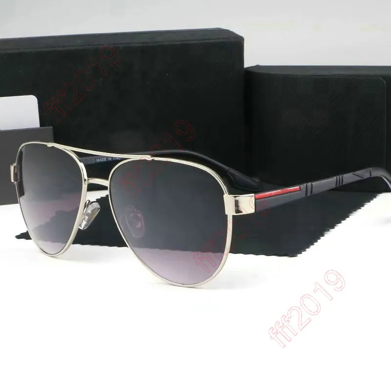 Klassieke Retro Gepolariseerde Pilot Zonnebril Mannen Merk Designer Linea Rossa Eyewear Collectie Zonnebril Mannen Mannelijke Vierkante Metail Fr340A