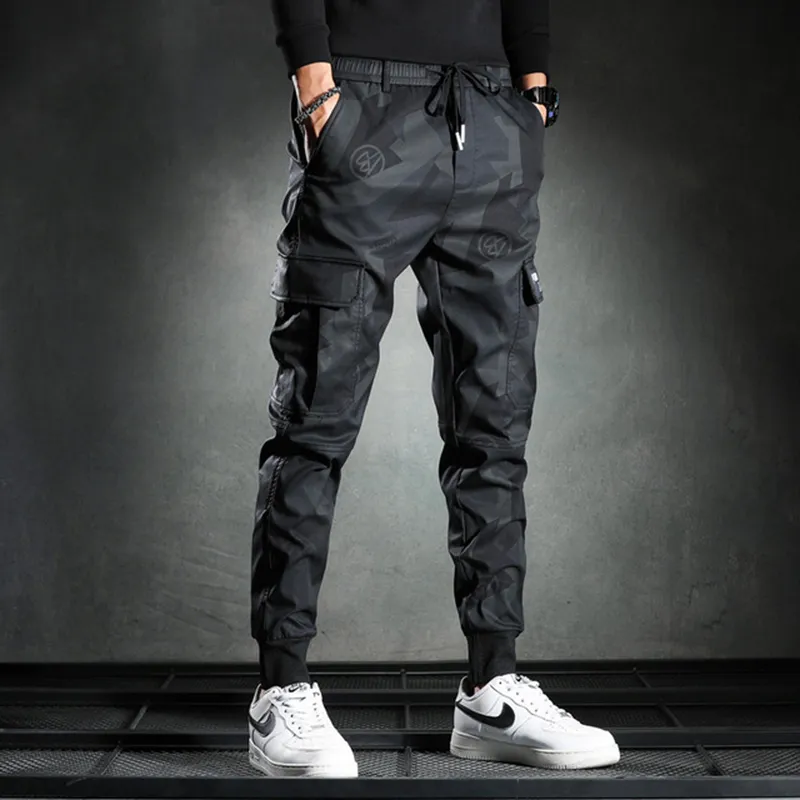 Men Men Fashion Streetwear عارضة التمويه الهروقة السراويل السراويل التكتيكية سراويل العسكرية النحال ل Dropp 220719