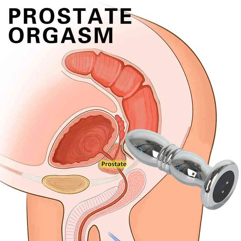 Erotyka zabawka analna wibratory metalowe dla mężczyzn kobiety prostaty masturbator wibracja wibrująca stal nierdzewna