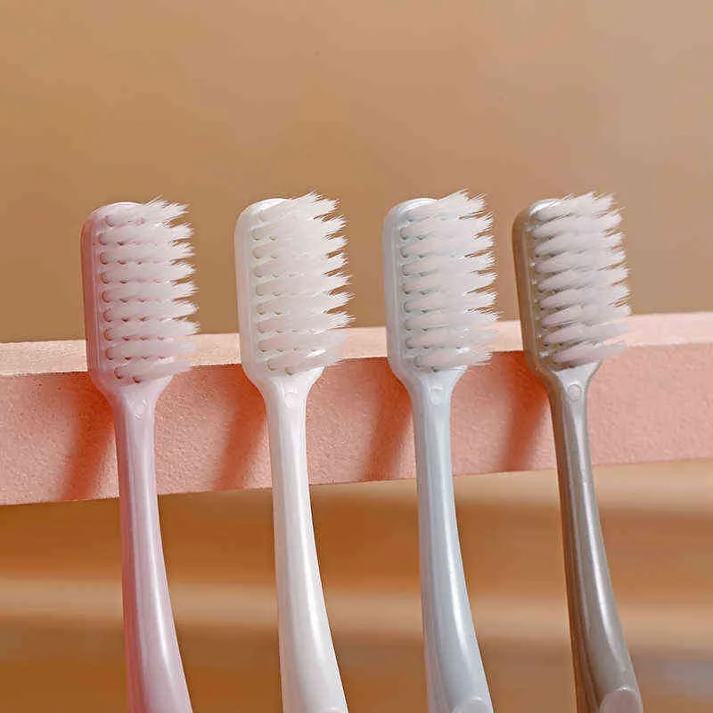 Escova de dentes 3/escovas de dentes japoneses macaron escova de dentes de dentes pequenos largura de cabeça macia para dentes sensíveis 0511