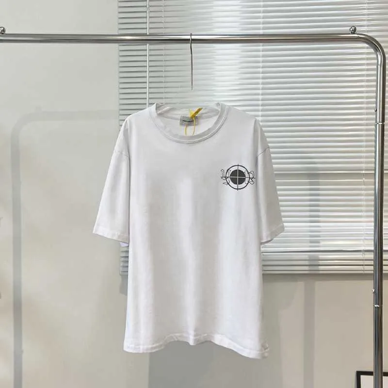 Casual hoogwaardige o-neck cotton man vrouwen mode top tee witte zomer askyurself simple all-match brief printen t-shirt