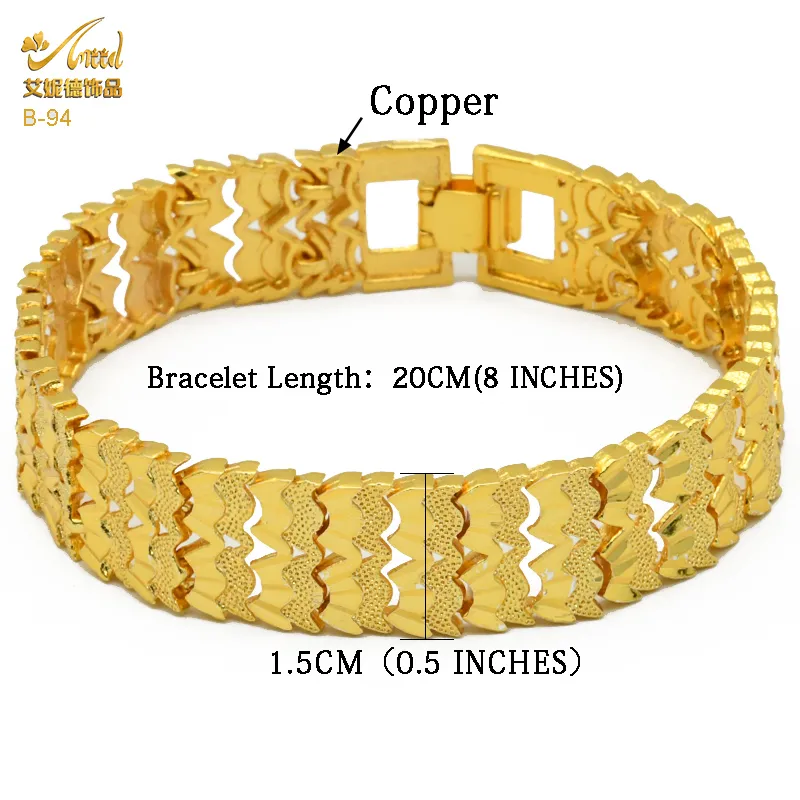 Trendy vergulde 24K gouden multi -vorm punk armband stoeprand Cubaanse ketting goud kleurpaar armbanden armbanden voor mannen vrouwen sieraden geschenken 220726