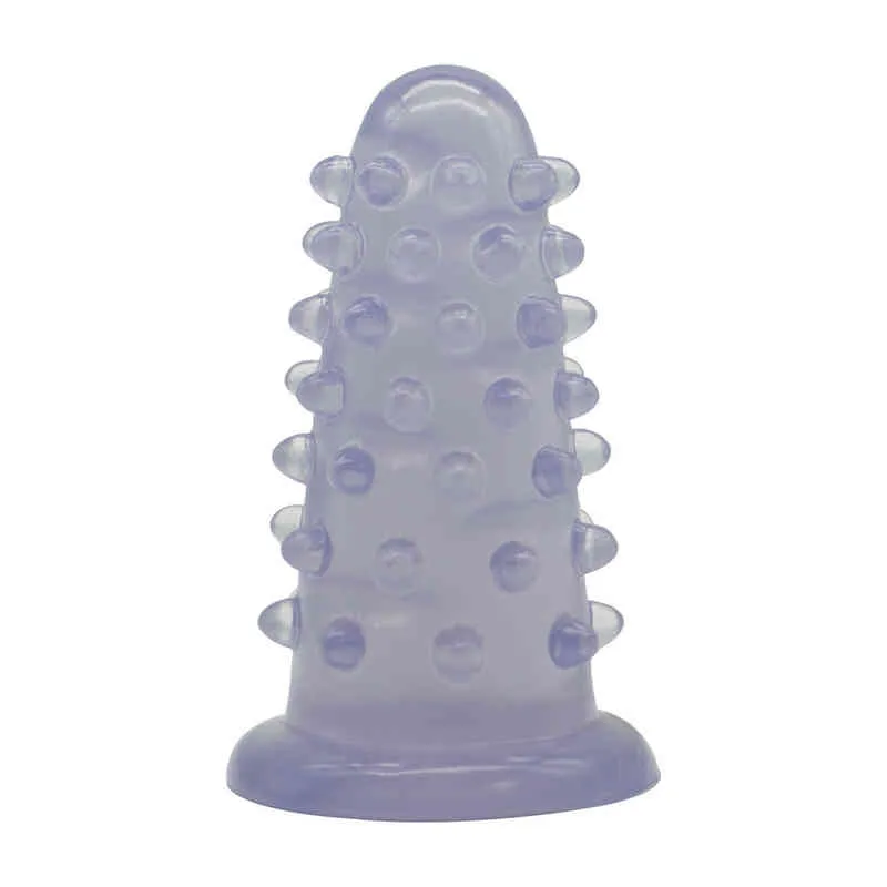 NXY Dildos Super Grosso Ponto de Onda de Cristal Vestíbulo Anal Plug Vaginal Expansão Appliance Sexo Brinquedo Invertido Molde 0316