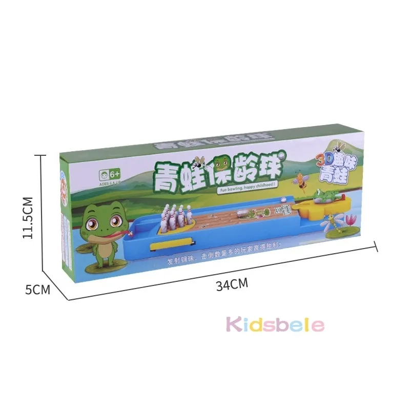 Mini Desktop Zabawny wewnętrzny rodzicielstwo Interaktywne stół sportowy grę zabawka Bowling Eonal Prezent dla dzieci 220628