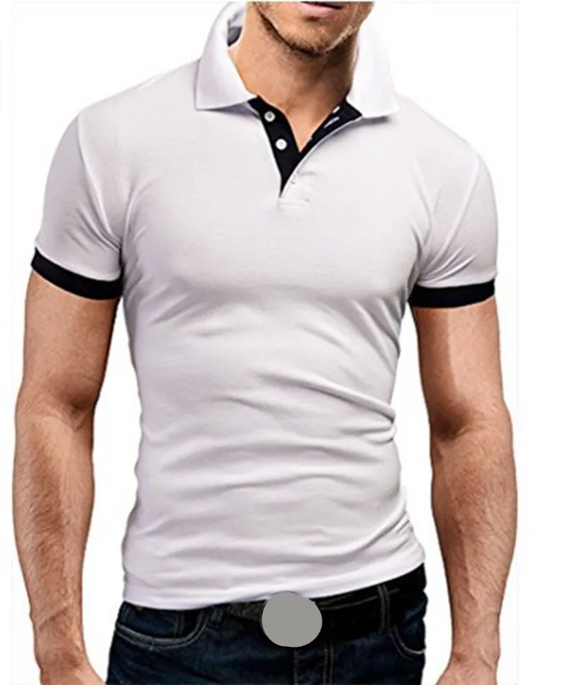 Mrmt Brand Mens Tshirt Lapel Shortsleeved Sitching Men Tshirt للذكور ذكور اللون الصلب Top Man Tirt 220521