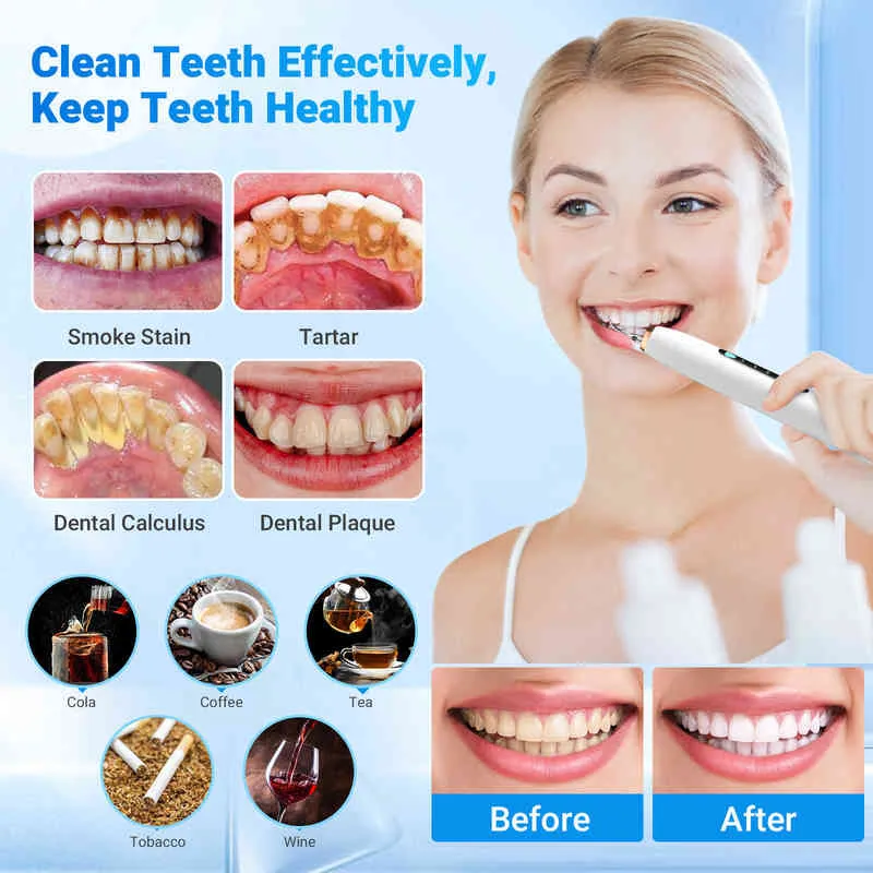 Визуальный зубной масштаб для зубов с удалением зубов электрический чистящий зубной колет.