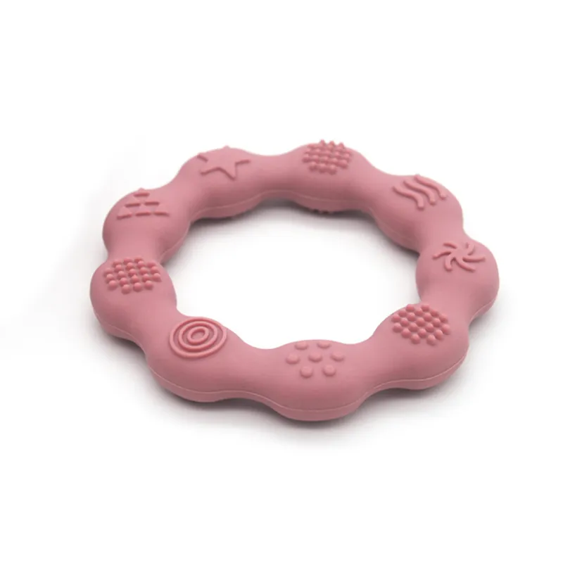 Baby teether sanitario molare molare giocattolo tattile cognizione alimentari alimentari silicone a presa neonato giocattoli by doccia regalo bpa 6278307