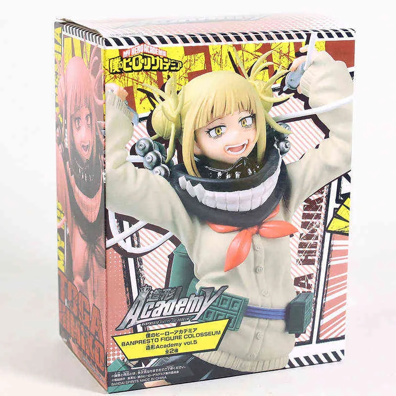 Novo anime meu herói academia figura corpo cruzado himiko toga figuras de ação herói vs vilões prêmio boneca colecionável modelo brinquedos8271982