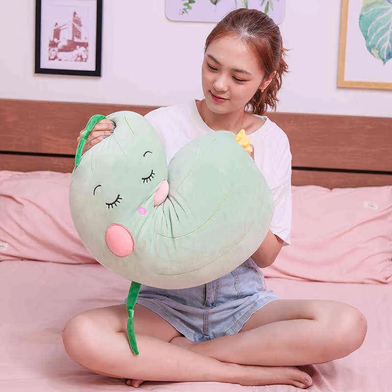 Śliczny ręcznik Calabash Fruit Toy warzywa luofah Plushie nieśmiała śpiąca towarzyszka przyjaciółka dziewczyny prezent CM J220704