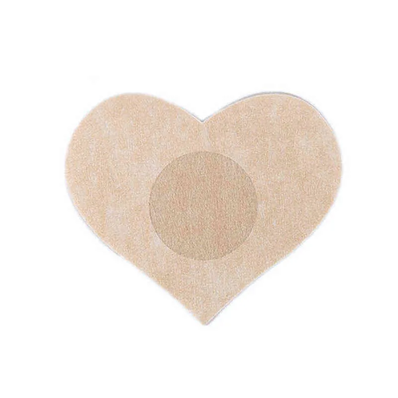 5 أزواج مجموع 10 قطع من الملصقات غير المنسوجة غير المنسوجة يمكن التخلص منها بلوم زهر جولة حب القلب على شكل قلب المنتجات الشخصية Y220725