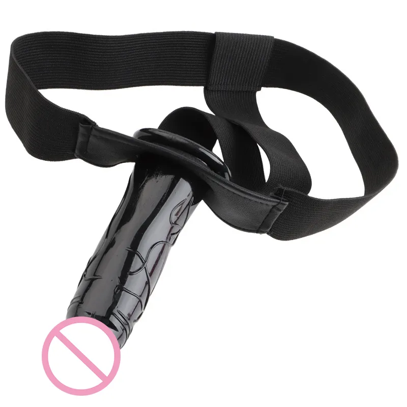 Sangle creuse sur gode pour hommes femmes pénis artificiel réaliste Extension de coq jouets sexy Strapon harnais ceinture portable