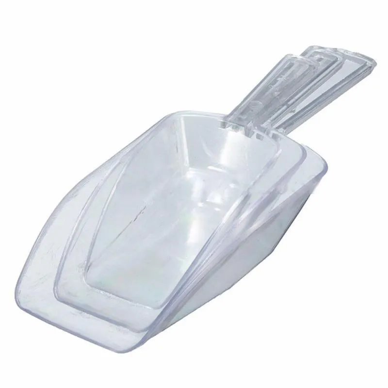 plastik buz kazıyıcı gıda büfe şeker çubuğu kepçeleri kürek mutfak aletleri ve aksesuarları yemek kaşığı şeker kepçe 220509