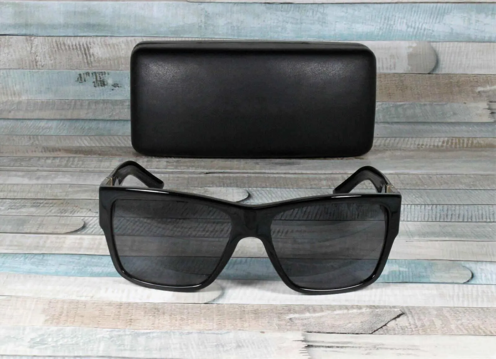 Neue 4296 schwarze Herren-Polarisations-Sonnenbrille, 59 mm, Designer-Quadrat-Sonnenbrille für Herren, Brillen, Glas, quadratische Rahmen, Linsen, wit266m