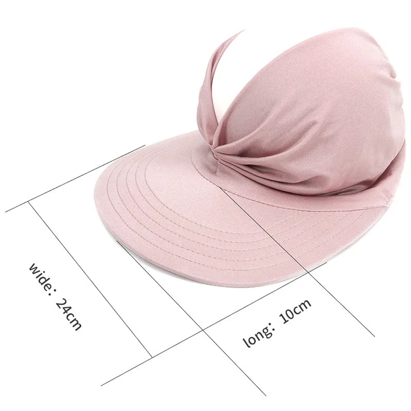 Summer Sun Visor Antiultraviolet Elastic Hollow Top UV Hats Casual Sunscreen Caps Fishing Sports Cap Outdoor Shading 220627