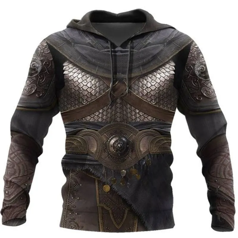 Schattig symbool viking tattoo 3d gedrukte lente unisex hoodie trui trui casual trui losse jas mannelijke XXS-4XL 220725