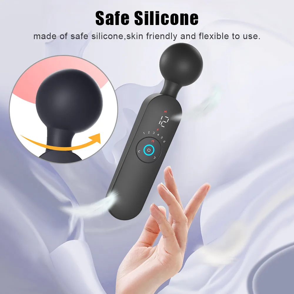 12 Modes 6 Snelheden sexy Speelgoed voor Vrouwen Volwassenen Smart Digitale Display Toverstaf Verwarming Vibrator G Spot Clitoris Stimulator