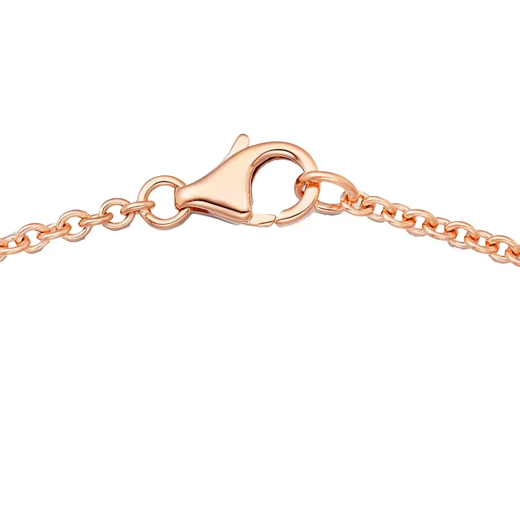 Schmuckdesigner lieben Halsketten aus Roségold, Platin, Schraubdiamant, Doppelkreis-Halskette, Schwesteranhänger aus Edelstahl weddi229s