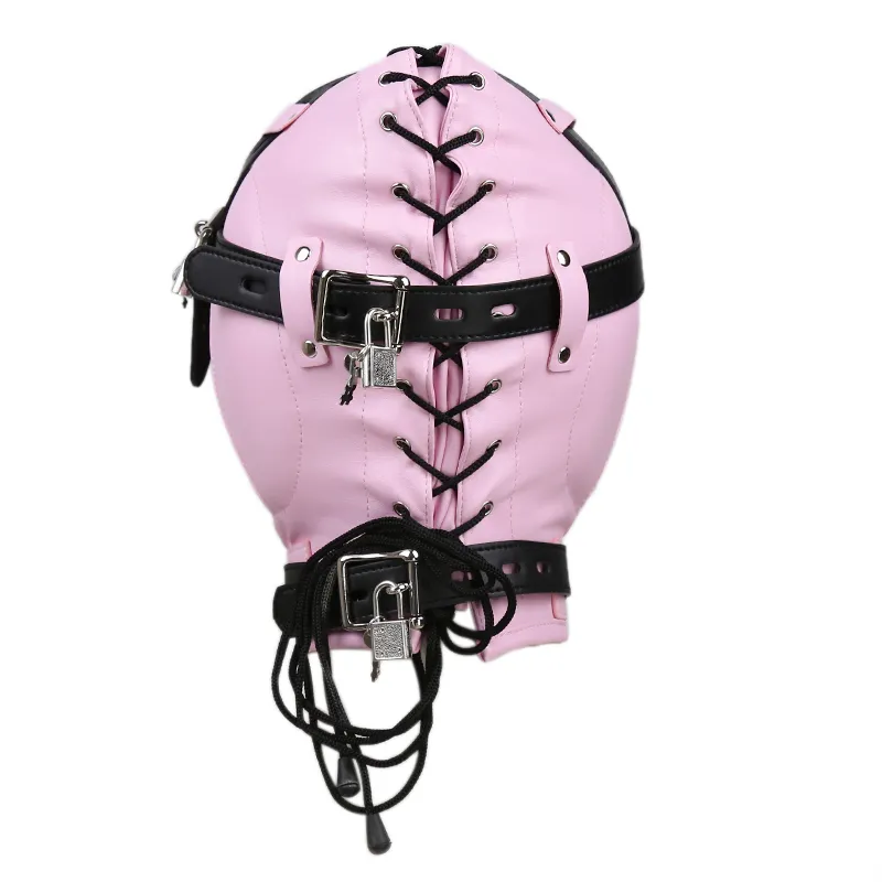 Thierry the Total Sensory Deprivation Hood, Nuova esperienza Bondage Restraint Giocattoli sexy coppie Giochi adulti