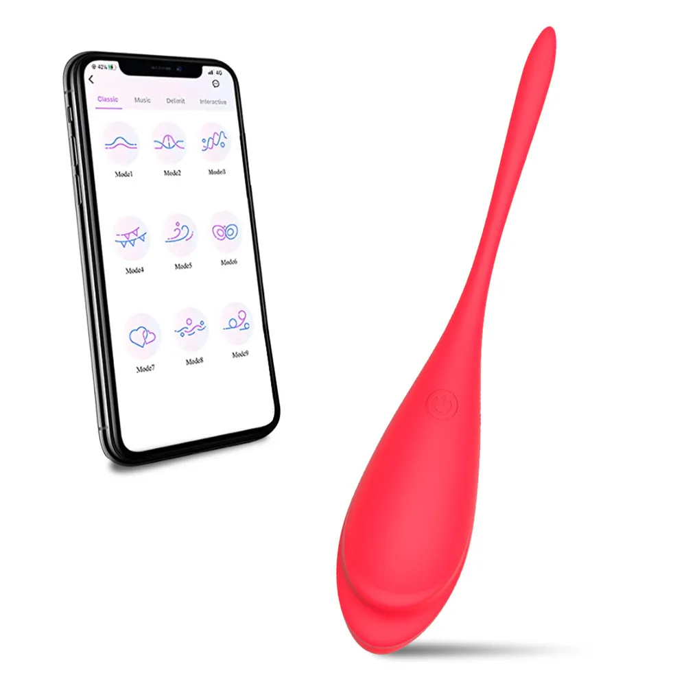 Gode APP vibrateur pour femmes sans fil à distance sexy jouets Clitoris Massage G-Spot Stimulation 9 Modes vibrant femme masturbateur