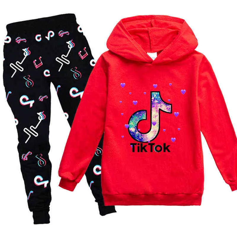 100170cm Tiktok tiktok children039s Sweater Hoodie pants set ph159515300001