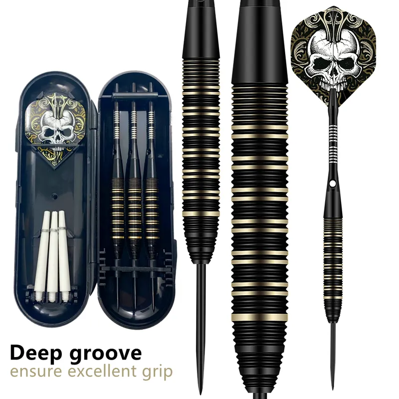 Professional Archer dardos, 22 грамма, набор черных латунных стволов со стальным наконечником 2208151829521