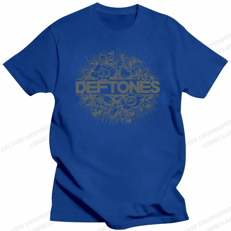 Deftones t shirt män mode tshirt bomull tshirt sommar herr tshirt pojkar hip hop tops tee överdimensionerade herrkläder kvinnor tee 220608