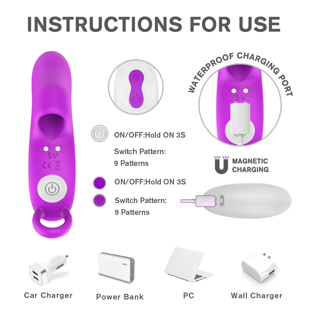 Brinquedos sexy do vibrador de dedos para mulheres lésbicas vaginais g-spot clitóris de massageador estimulador de vibradores sem fio adultos fêmeas produtos