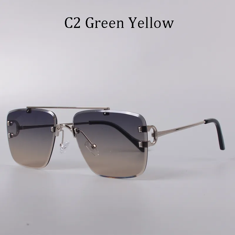 Carter Wire C Designer Diamond Cut Sunglasses Men Sunglasses Tones For Women Luxury Brand Vintage Sun Glasses Sun 220510