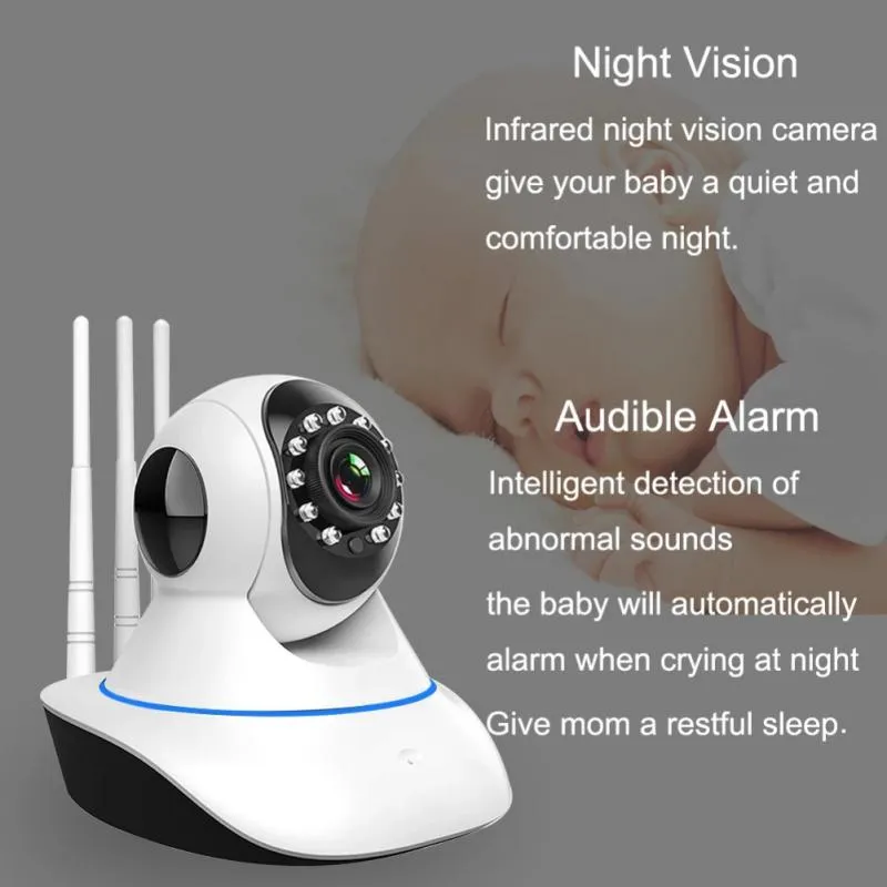Kamera 360 1080P Kamera monitorująca z Wi-Fi IR Night Vision Wykrywanie ruchu Bezpieczeństwo w domu Dwukierunkowe audio Inteligentne wideo
